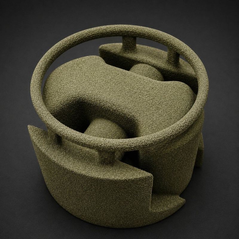 Pump impeller thin wall RCS core